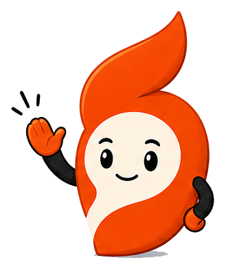 Spark, the SongPad guide, waving hello